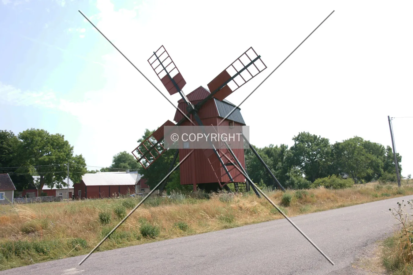 A windmill on Öland, Sweden