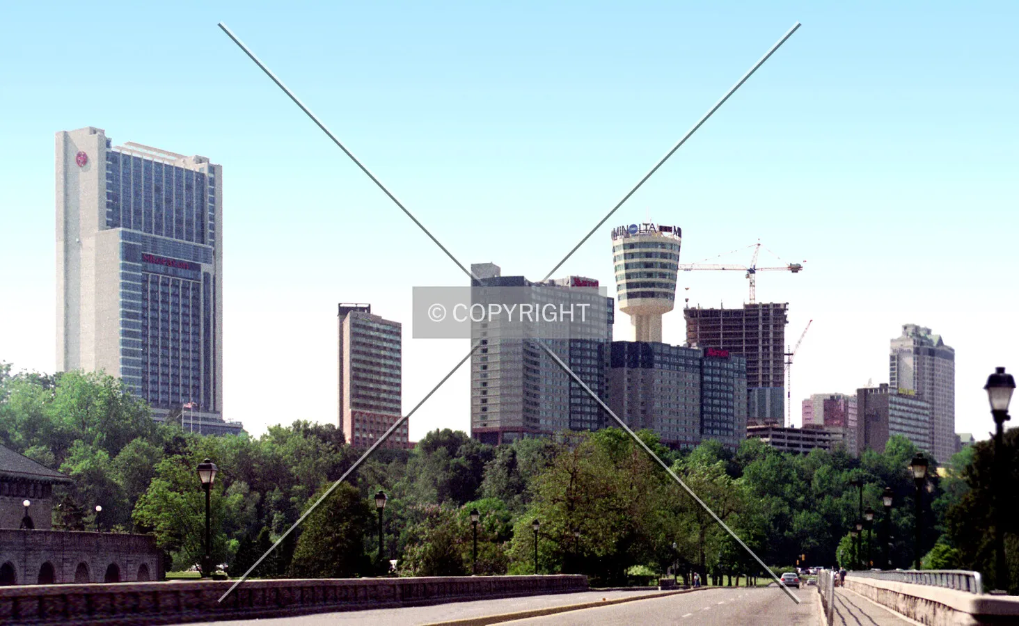 Fallsview skyline from the southeast
