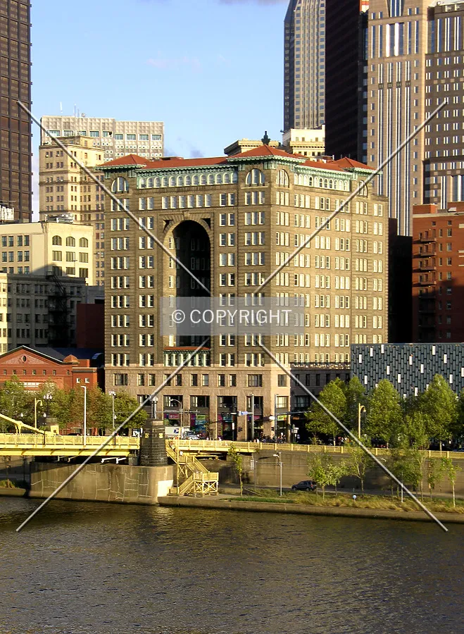 From across the Allegheny River to the northwest
