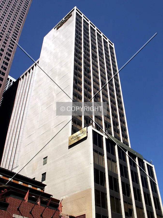Looking up from the southwest