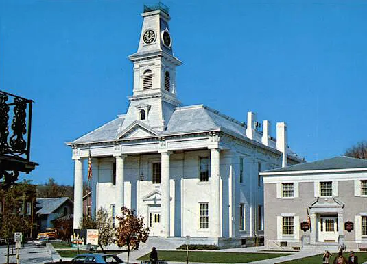 Vintage view from the southeast
