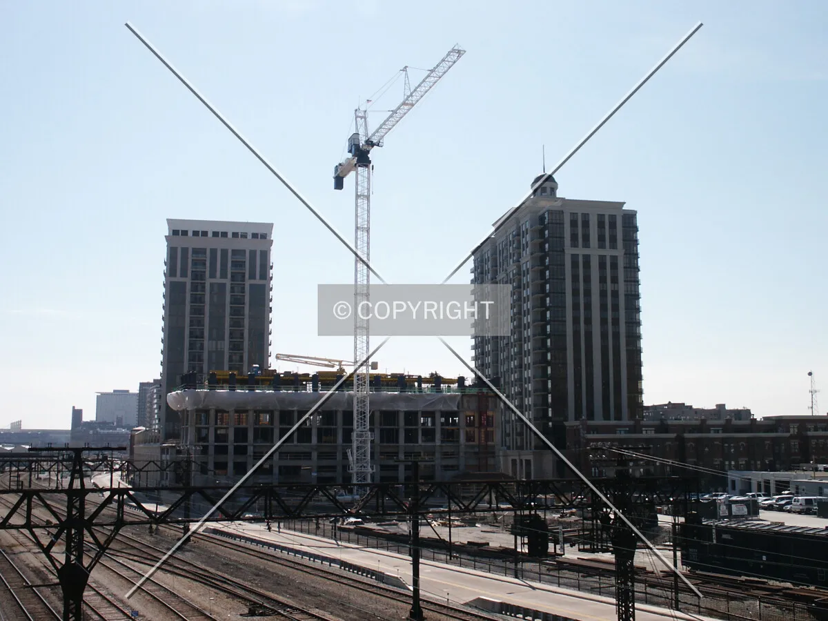 View from the Roosevelt Road viaduct looking south