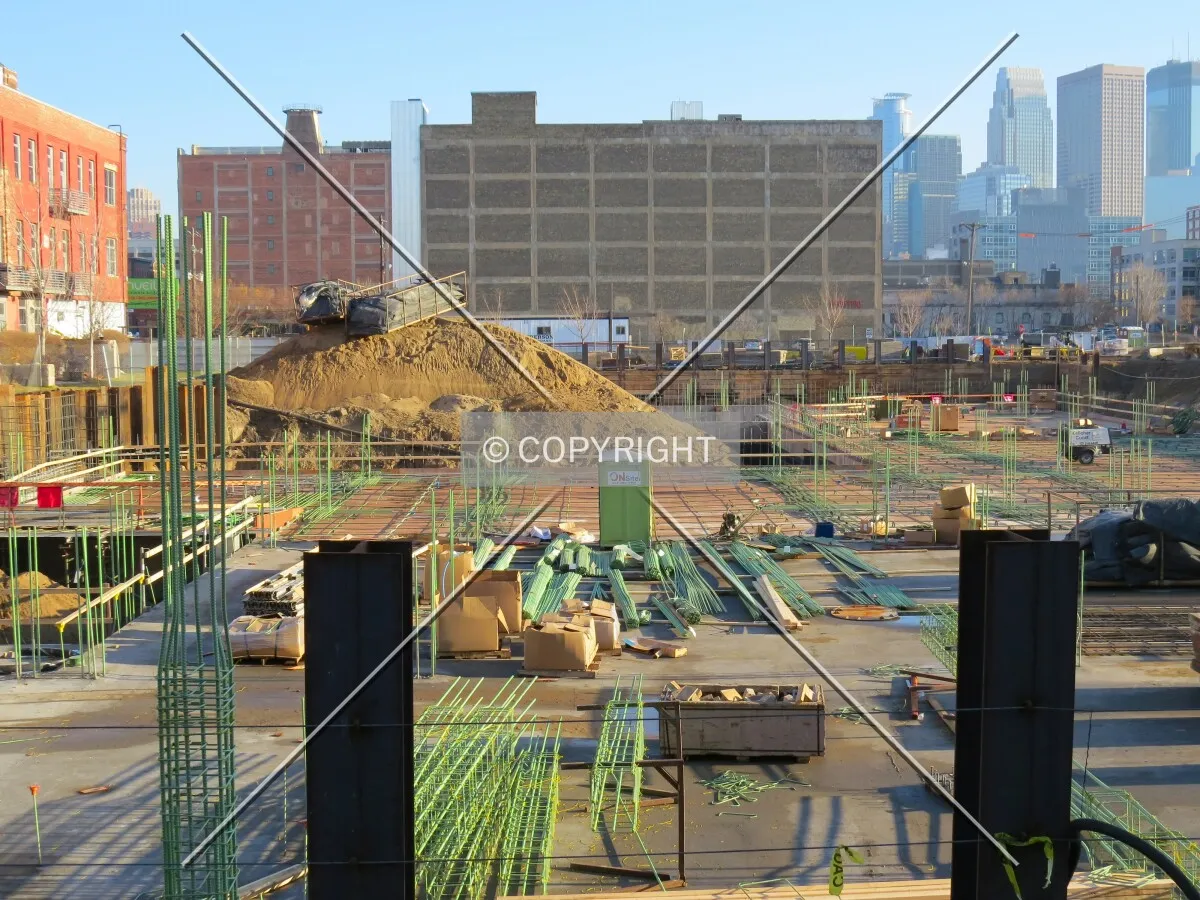View into the pit from 9th Avenue North
