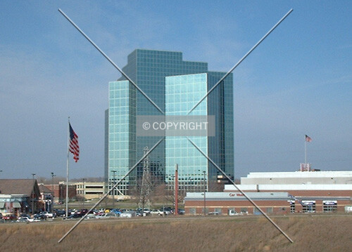 View to the north from France Avenue/Interstate 494
