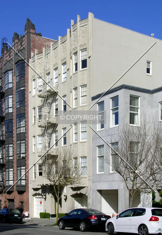 From across Pacific Avenue to the southeast