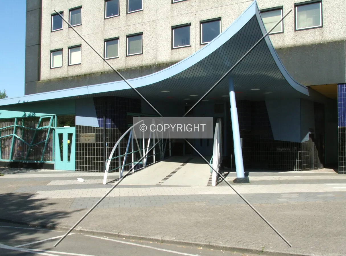 The entrance
