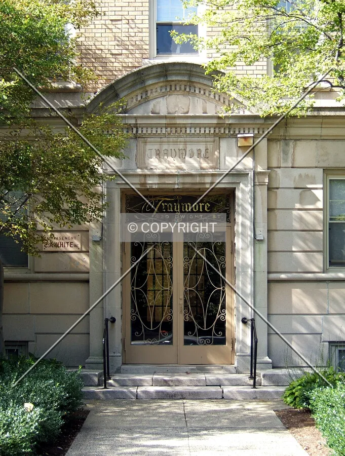 Main entrance on Dwight Street from the east