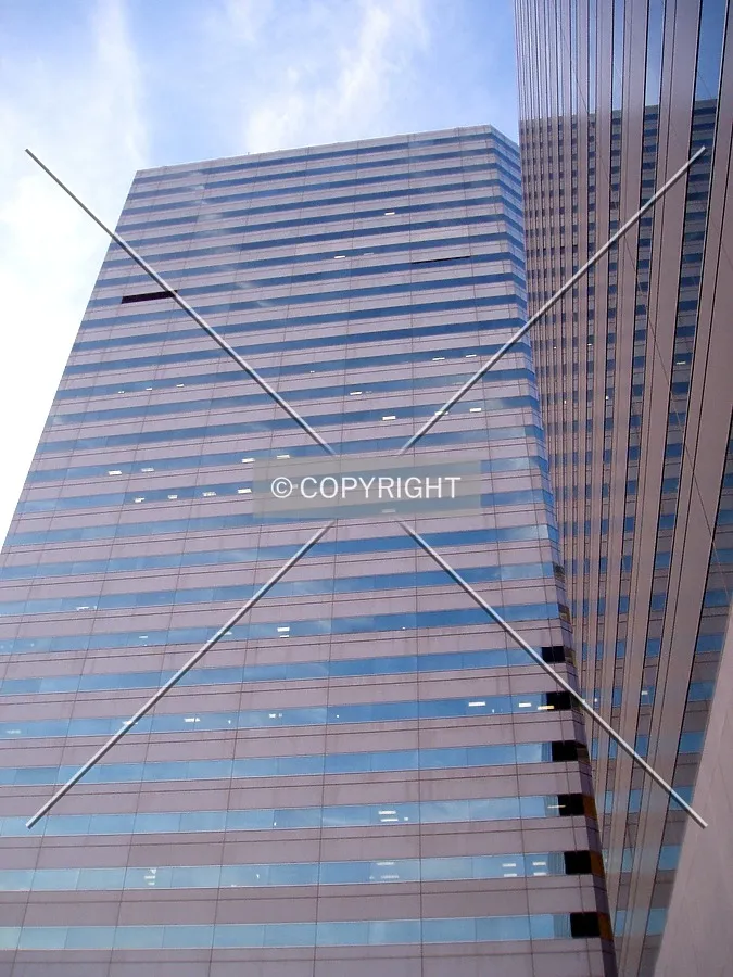 View from the south with Corporate Tower on the right