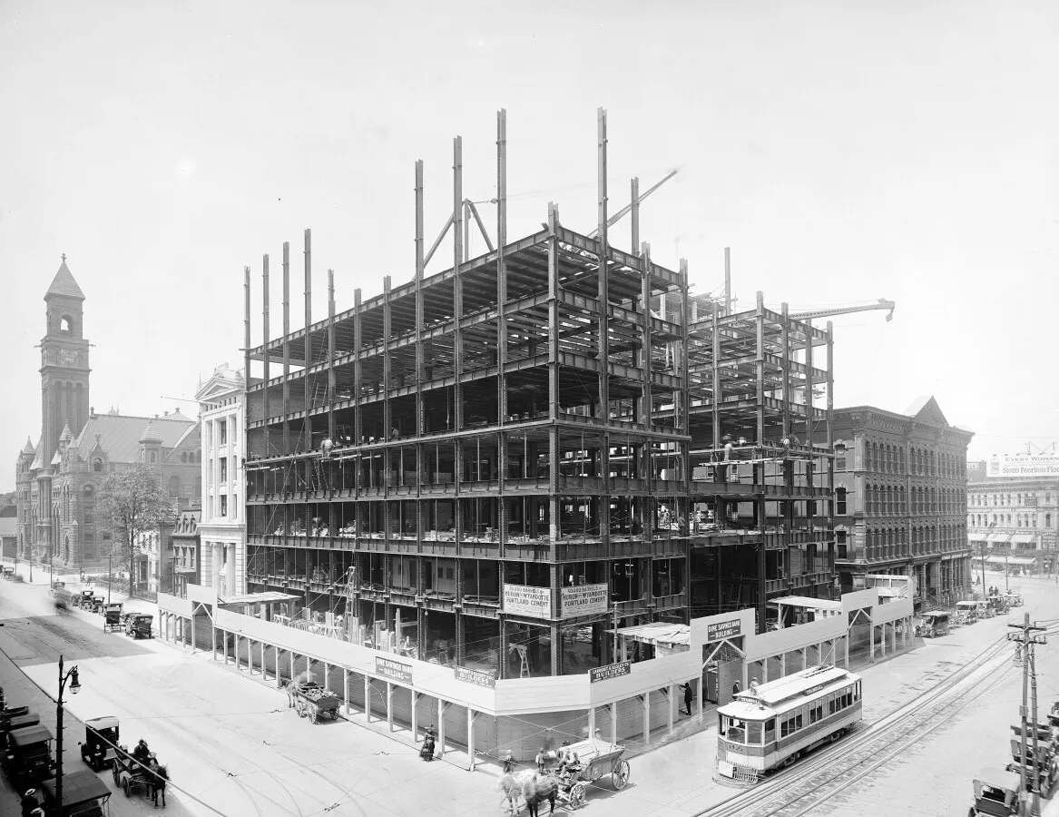 View from the southeast