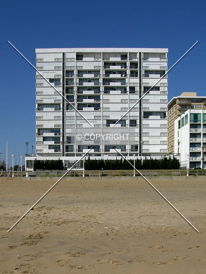 From the beach to the east
