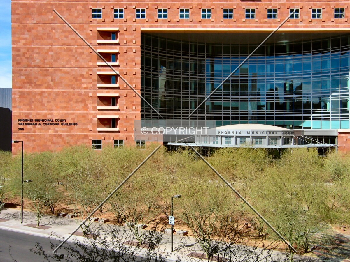 Entrance area and building sign from the southeast
