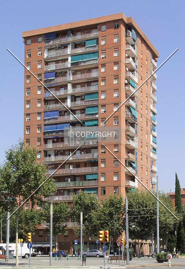View from Avinguda Diagonal
