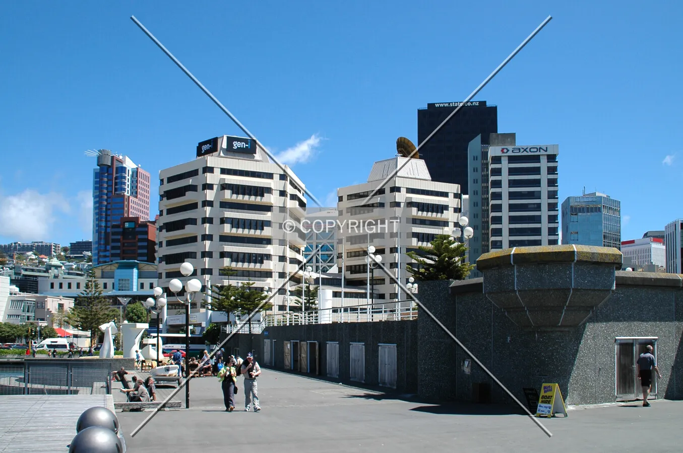 View from Taranaki Street Wharf