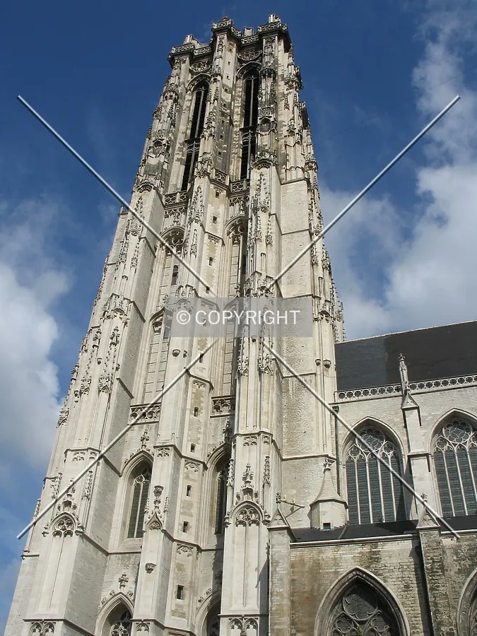 Looking up from the south