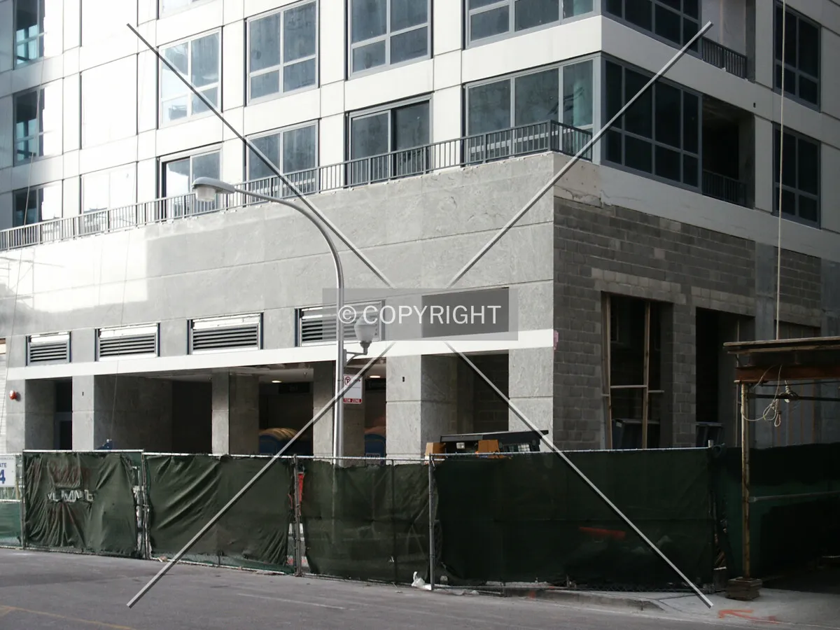 Base at the southeast corner