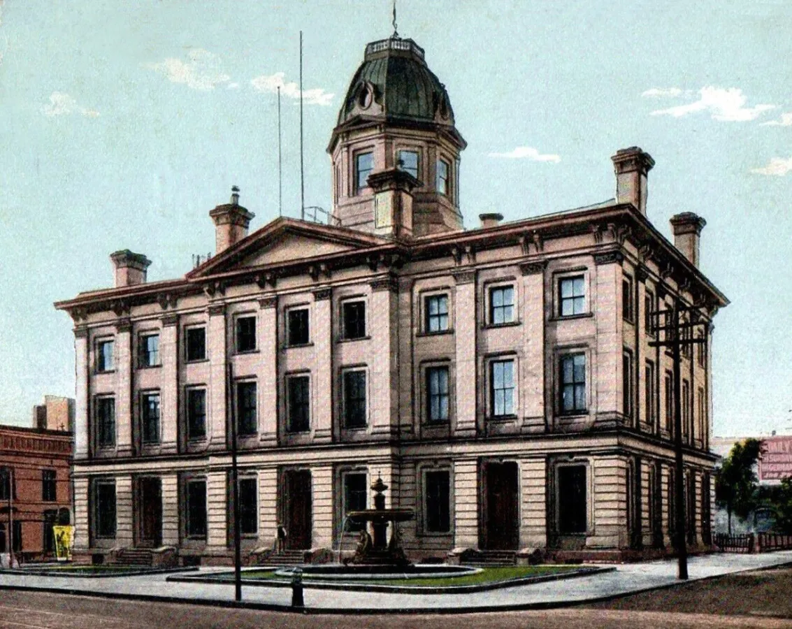 Vintage view from the northwest