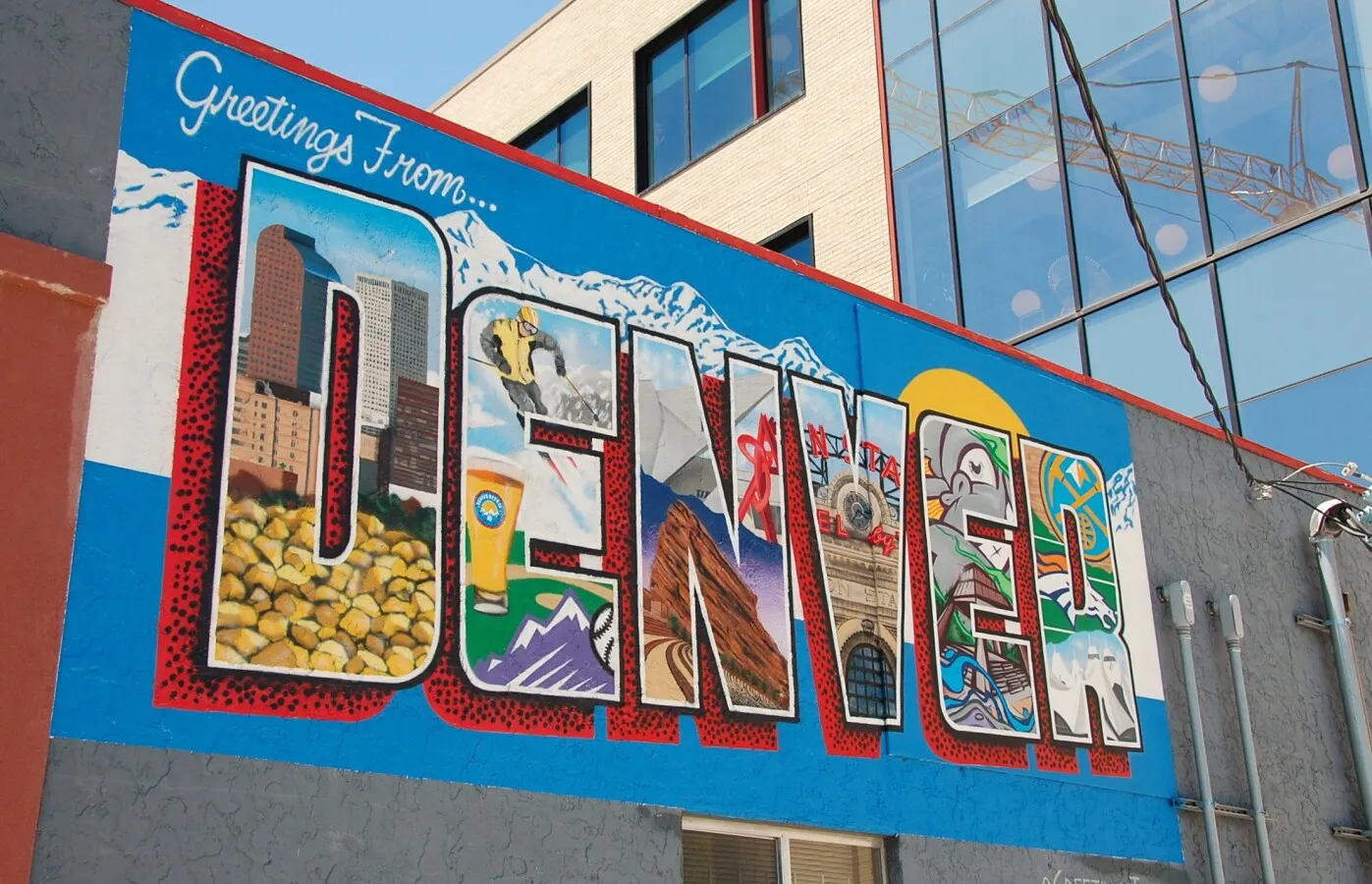 Mural on the wall