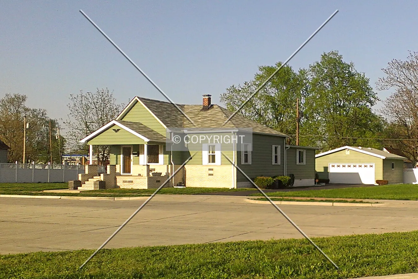 View from the southwest; April 29, 2013