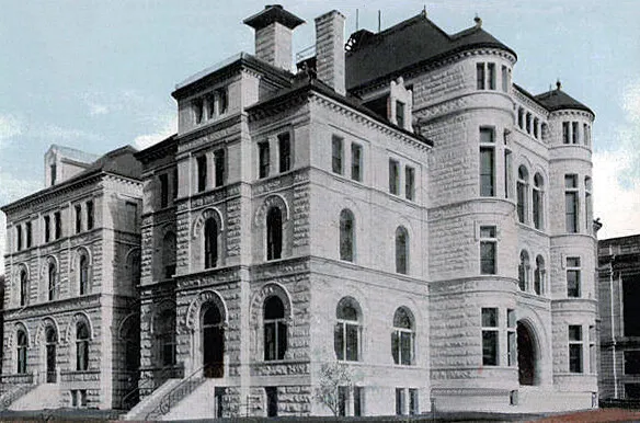 Vintage view from the southwest