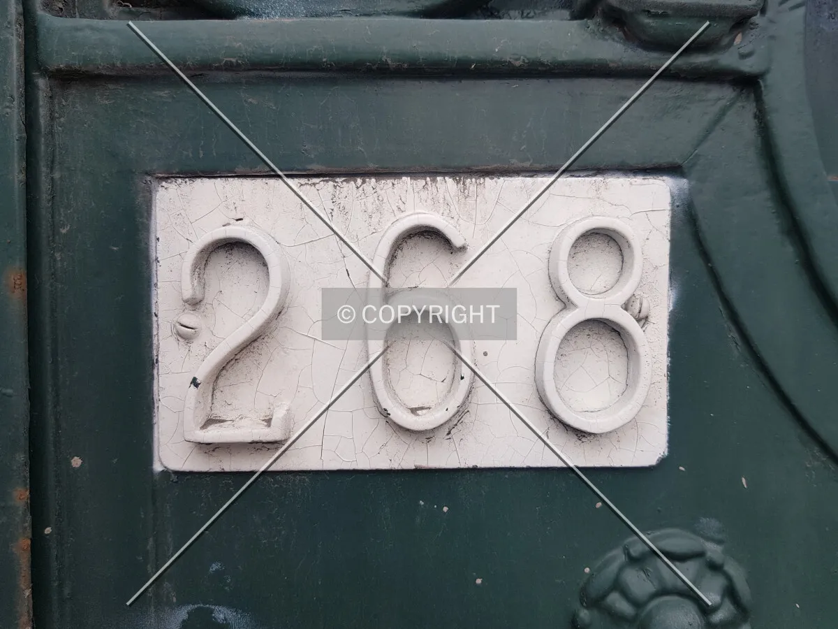 A house number