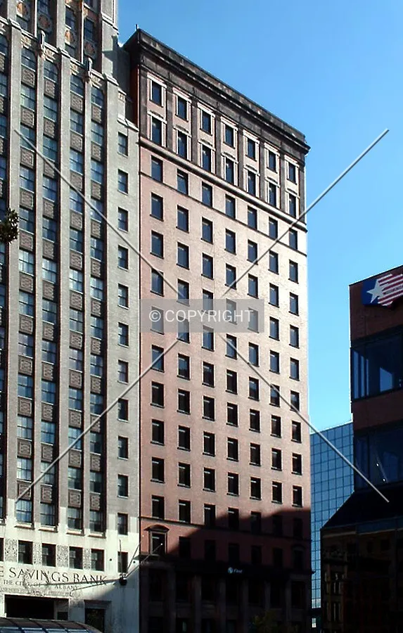 View from the northwest across Pearl Street