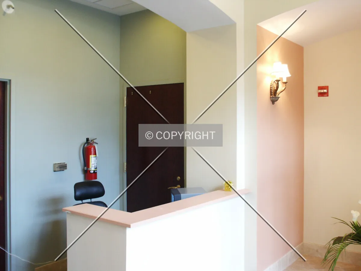 Reception desk