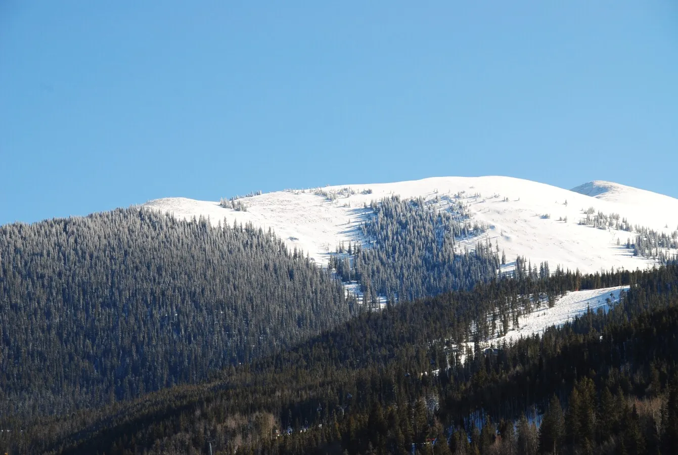 Snow covered high country