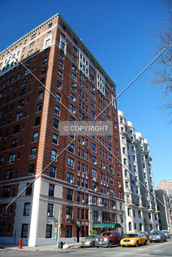 View along Central Park West