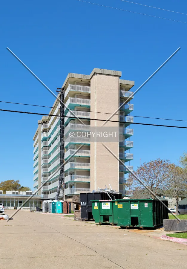 Southeast view; March 26, 2021