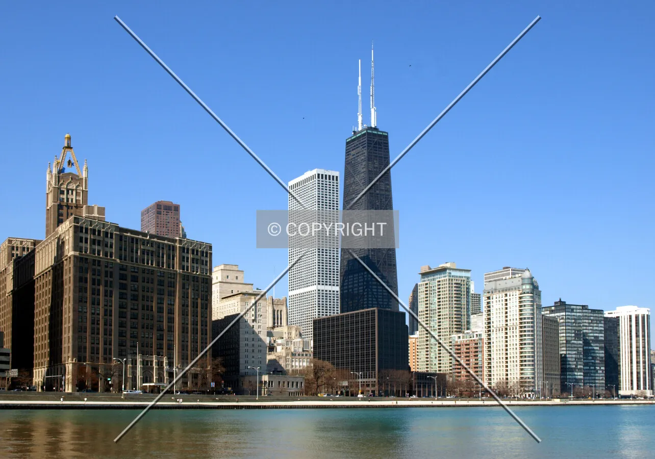 Skyline view from Ohio Street Beach