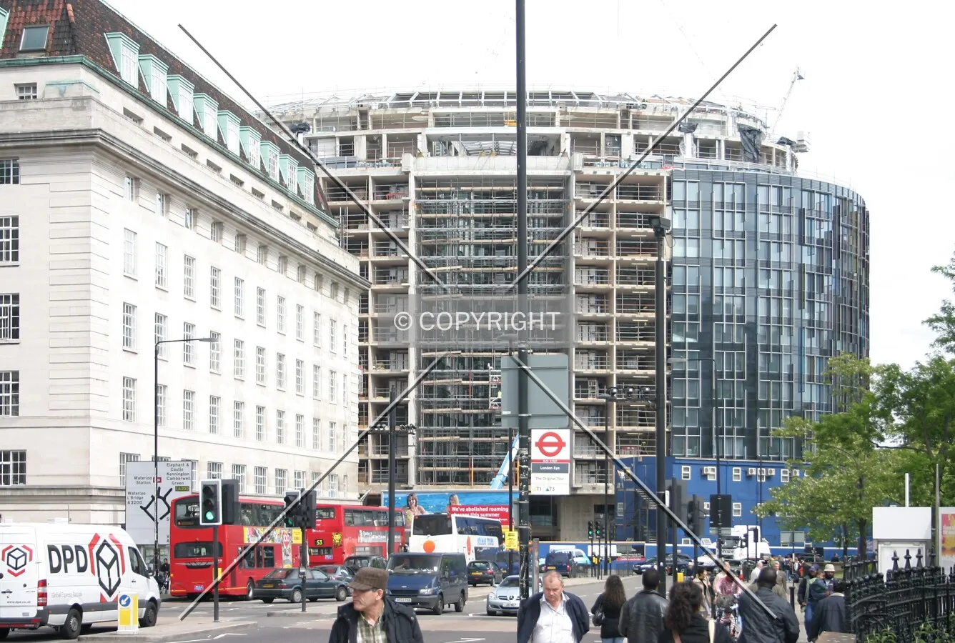 View east from Westminster Bridge