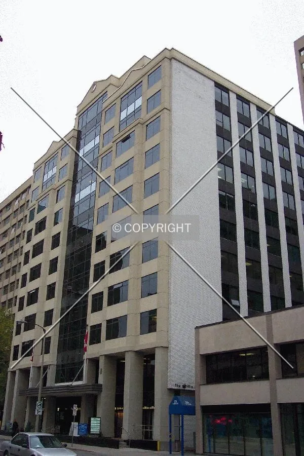 View of the south facade, as seen from Laurier Avenue West