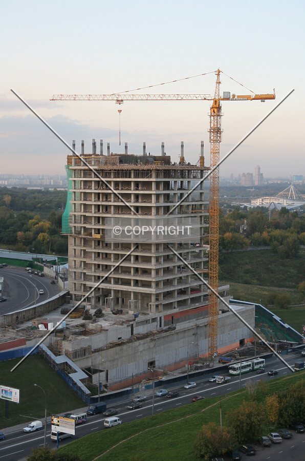 Southeast view from 17th floor on Rublevskoe Shosse 26
