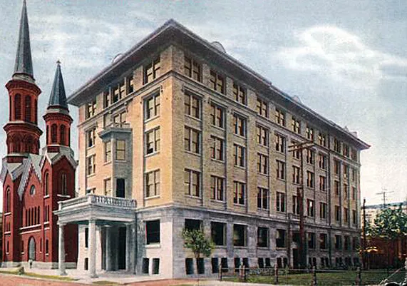 View from the northeast