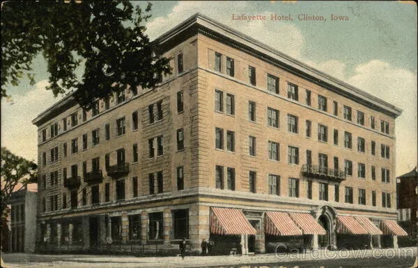 Vintage postcard view