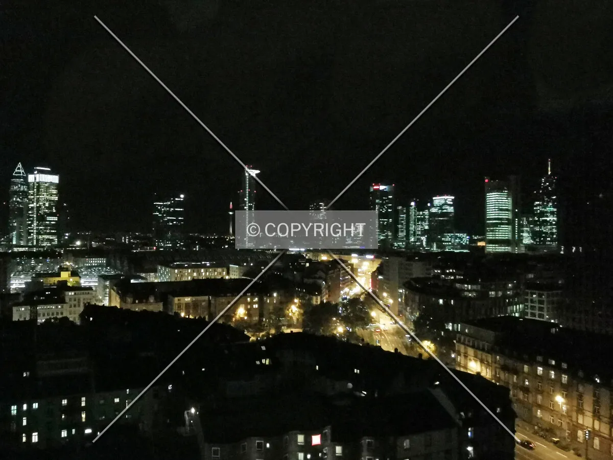 Frankfurt at night
