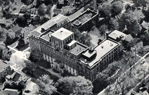 Vintage view from the west
