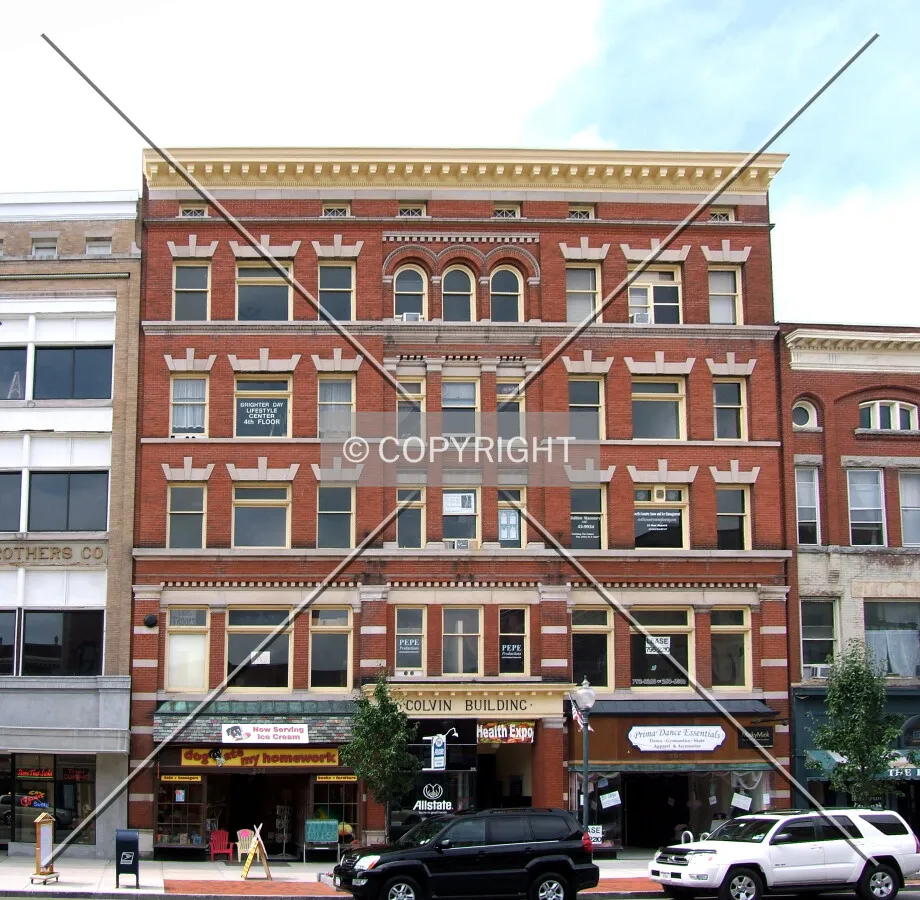 View from the northeast on Glen Street