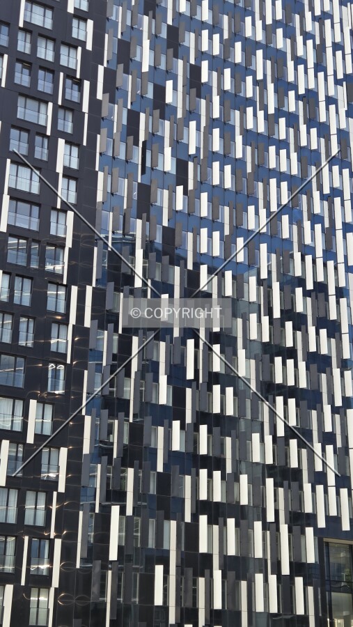 Facade detail on the east face.