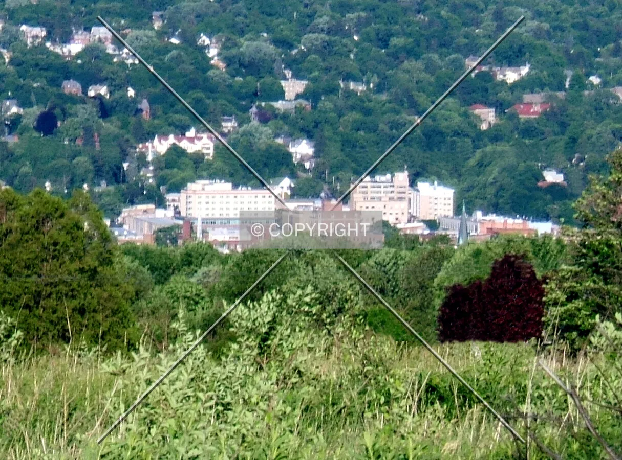 Downtown from the northwest