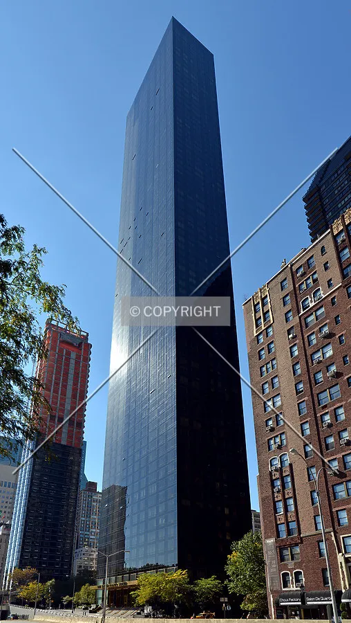 View from the northeast on 1st Avenue