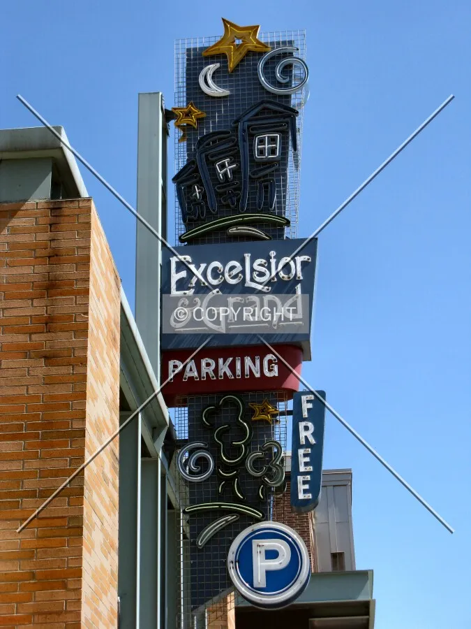 Signage along Excelsior Boulevard