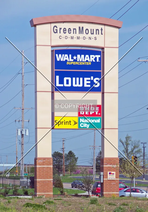 Sign from the northwest