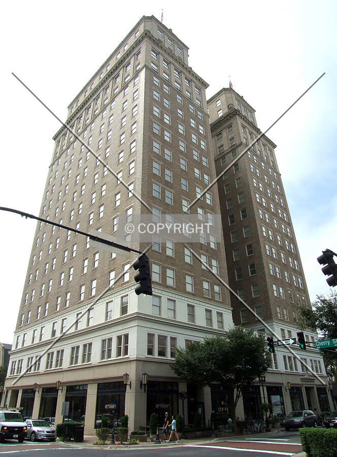 View from the northeast at 4th and Cherry Streets