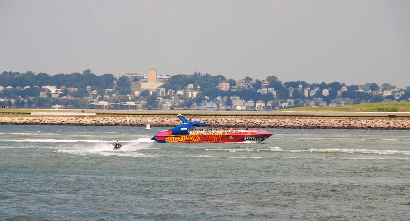 Excursion boat in the harbor