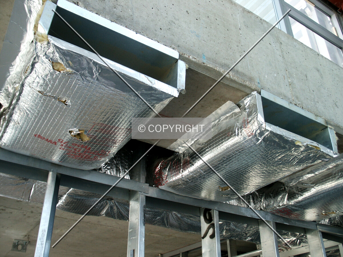 Ventilation in the 15th floor atrium