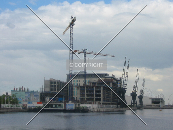 View from across Royal Victoria Dock