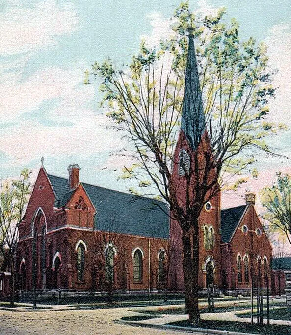 Vintage view from the southwest