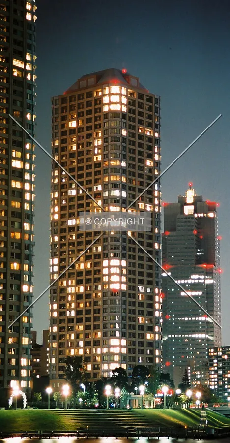 Evening view from promenade