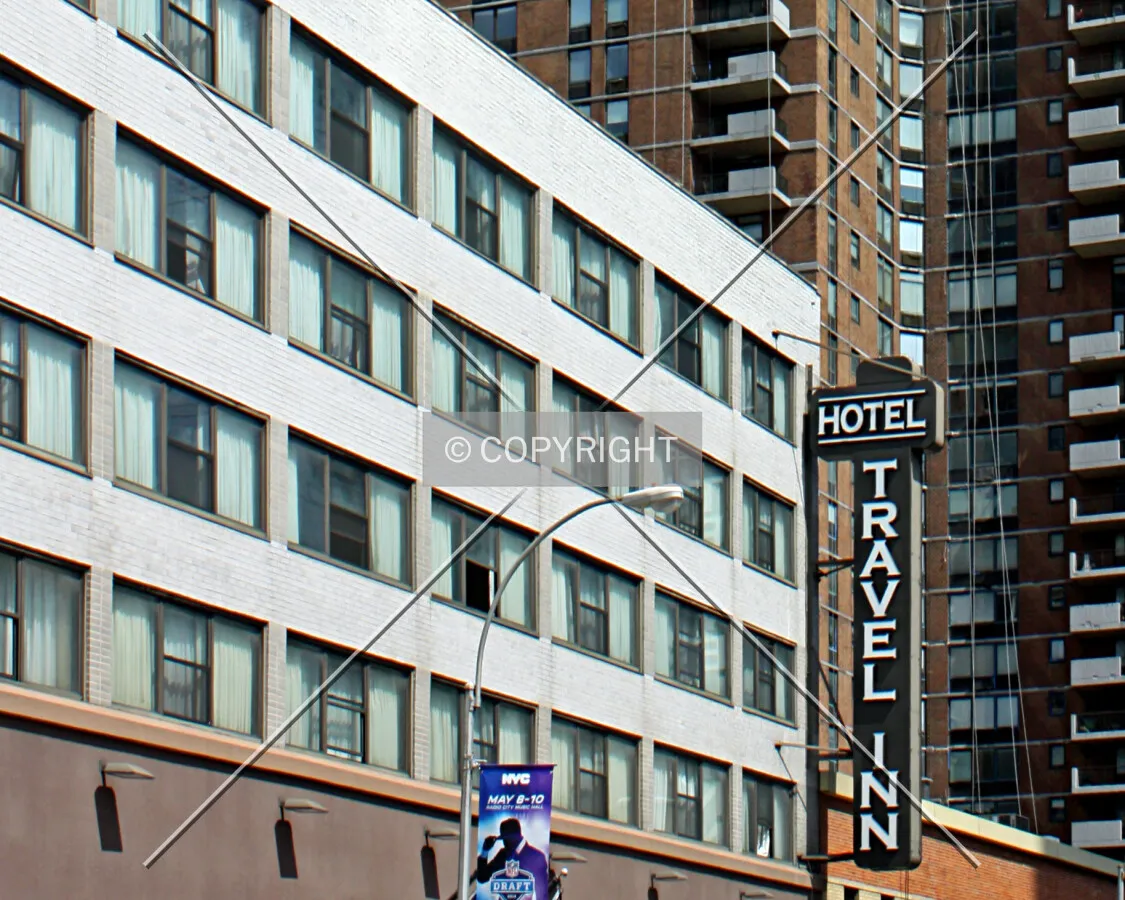 Sign and south facade; April 25, 2014